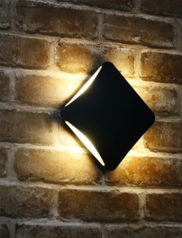 LED 3073 외부벽등 12W (블랙)