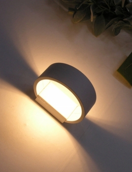 LED 원형 캐스팅 벽등 6W (화이트)