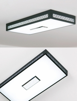 LED 크로버 직사각 거실등 50W (블랙)